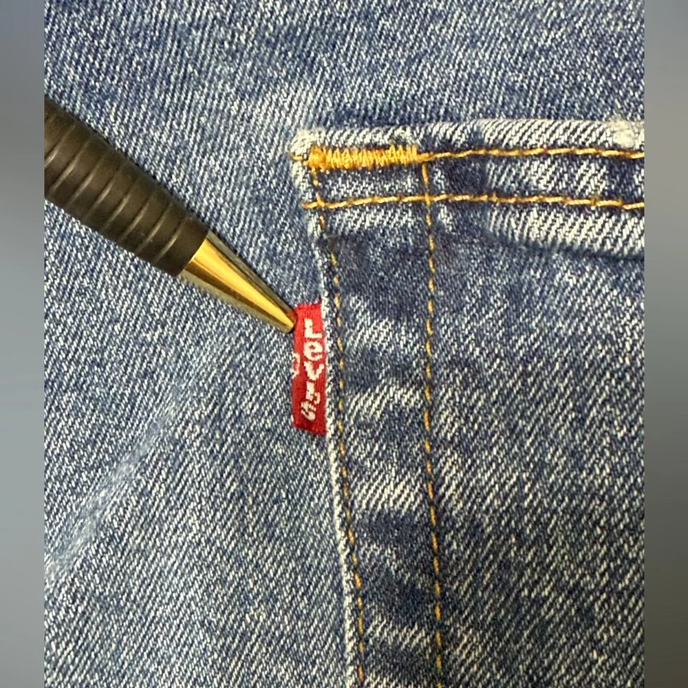Levi's 505 Jeans Men’s Regular Fit Straight Leg Denim Blue size 38X32